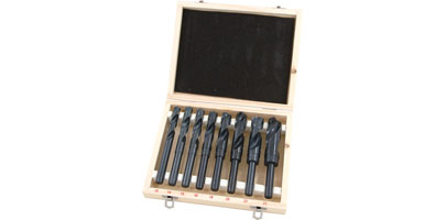 8pc HSS Reduced Shank Drill Set