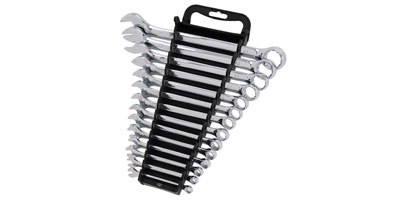 Spanner Set with Plastic Rack