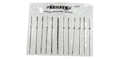 Jewellery Piercing Saw Blade Set - 144pc