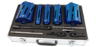 Laser Welded Diamond Core Drill Set