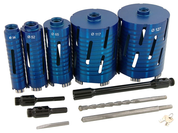 Laser Welded Diamond Core Drill Set