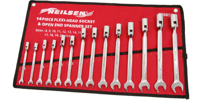 Swivel Head Socket Wrench Set