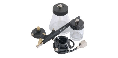 Air Brush Kit with Jars and Hose