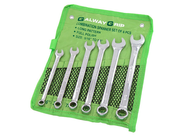 6 Piece Spanner Set SAE