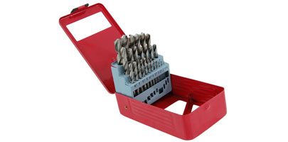 HSS Drill Set with metal case