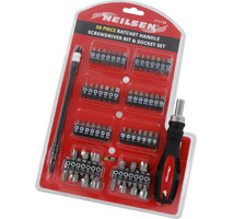 Ratchet Driver & Screwdriver Bit Set