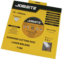 350mm Laser Welded Diamond Disc