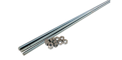 6mm Steel Threaded Bars