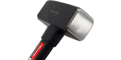 Club Hammer with Fibregalss Handle