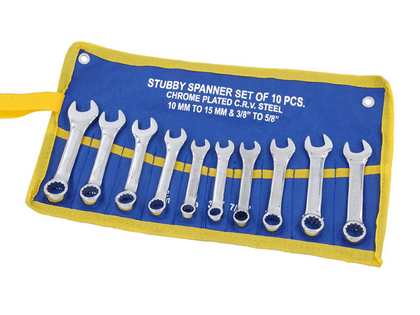 Stubby Spanner Set - AF / Metric