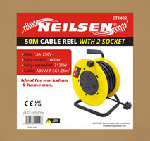 230 Volt Cable Reel - 50 metres