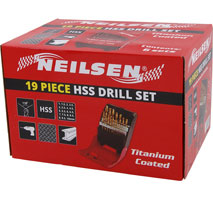 19pc HSS Drill Set 