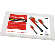 3 Piece Pipe Wrench Set