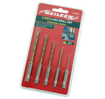 Drill Set with Hex Shank