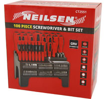 106pc Screwdriver and Bit Set