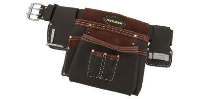 6 Pocket Tanned Leather Tool Belt