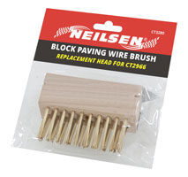 Block Paving Wire Brush Head