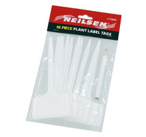 White Plastic Plant T Label Tags