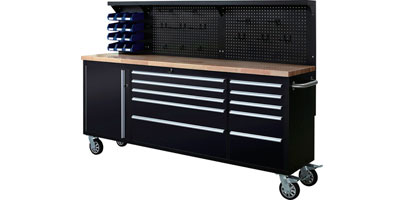 Mobile Workbench and Tool Cabinet