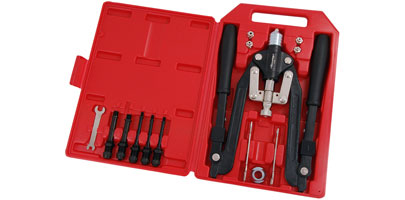 Long Arm Riveter Set