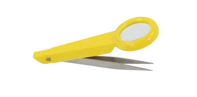 Tweezers with Magnifying Lens