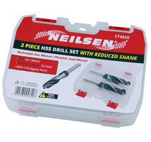 2pc HSS Reduced Shank Drill Set