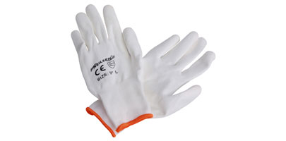 White PU Work Gloves