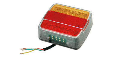 12/24V LED Tail Light Unit with Reflector