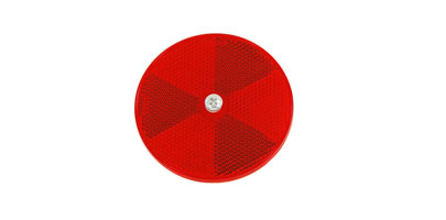 Reflector - Round / Red