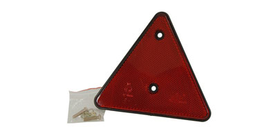 Reflector - Triangular / Red