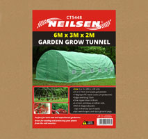 Garden Poly Tunnel - 6 x 3M 