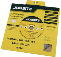 300mm Laser Welded Diamond Disc