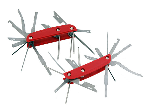 Folding Radio Removal Tool Set