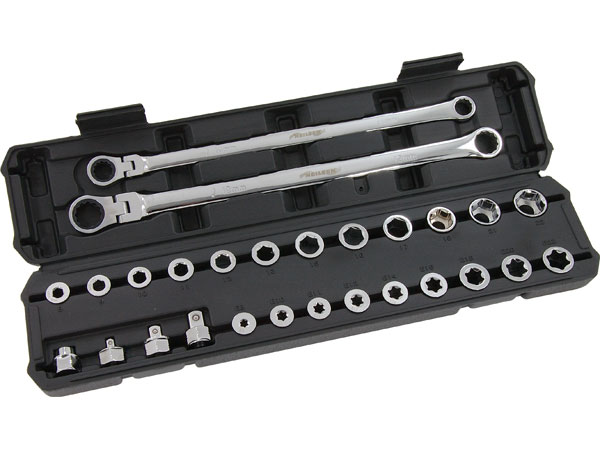 Ratchet Spanner Set